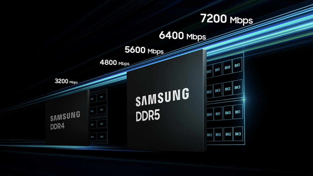Samsung presenta las memorias DRAM DDR5 de 12 nm