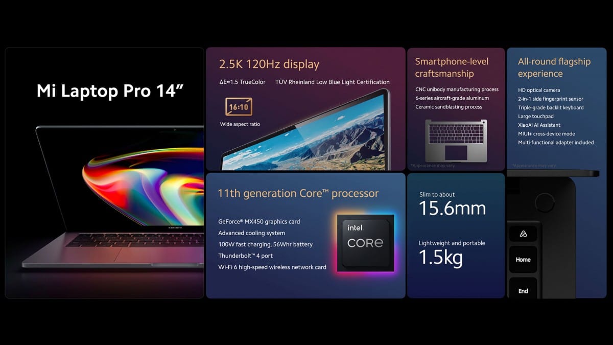 Xiaomi Mi Laptop Pro 14'