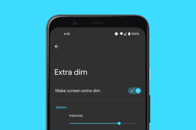 Función Extra Dim en Android 12