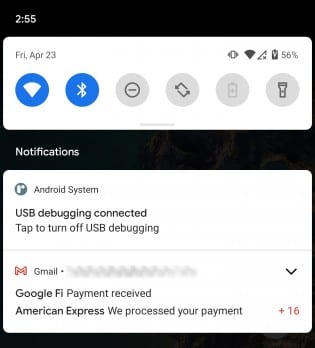 Notificaciones Android 11