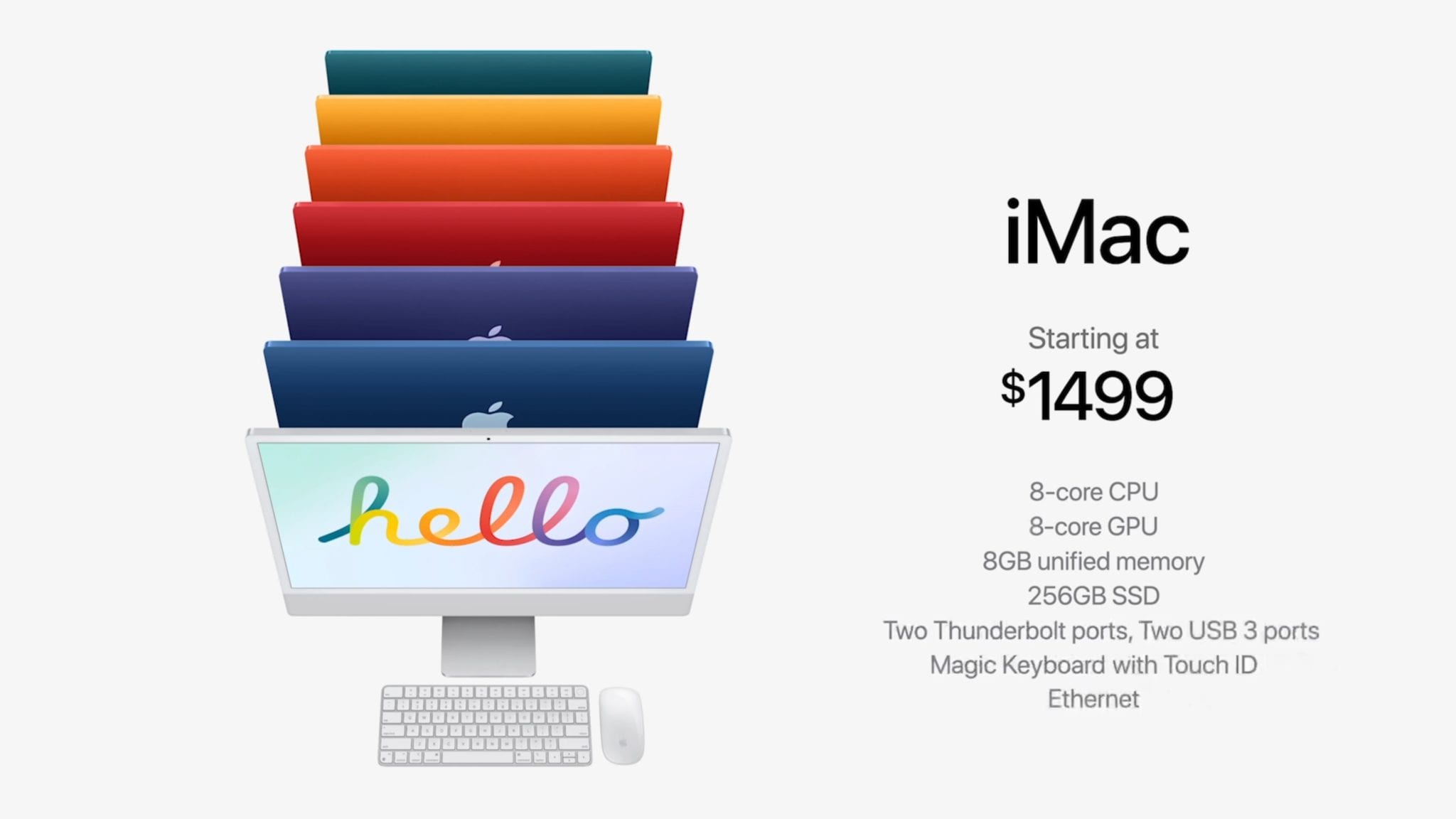 iMac: configuración y precio