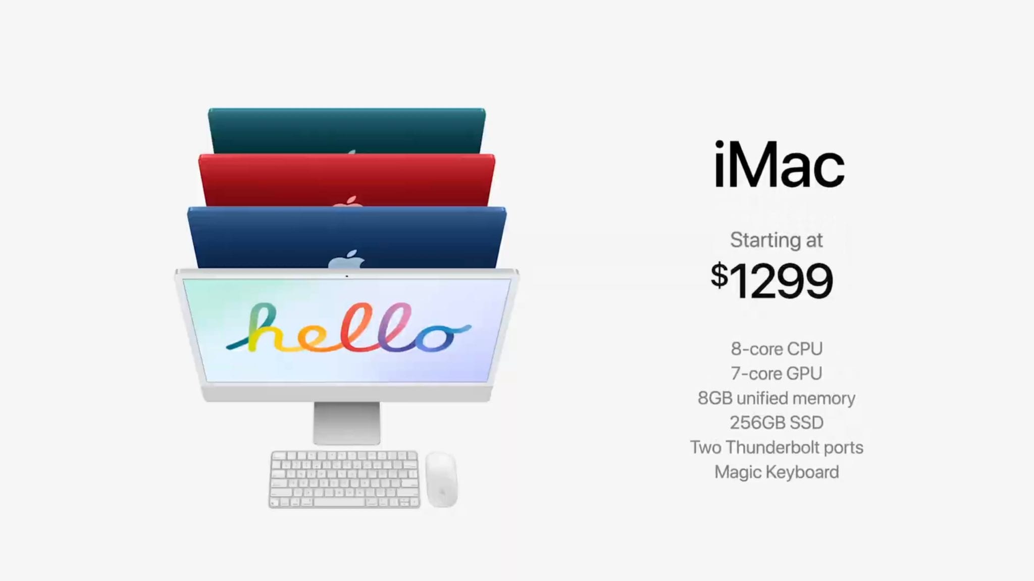 iMac: configuración y precio