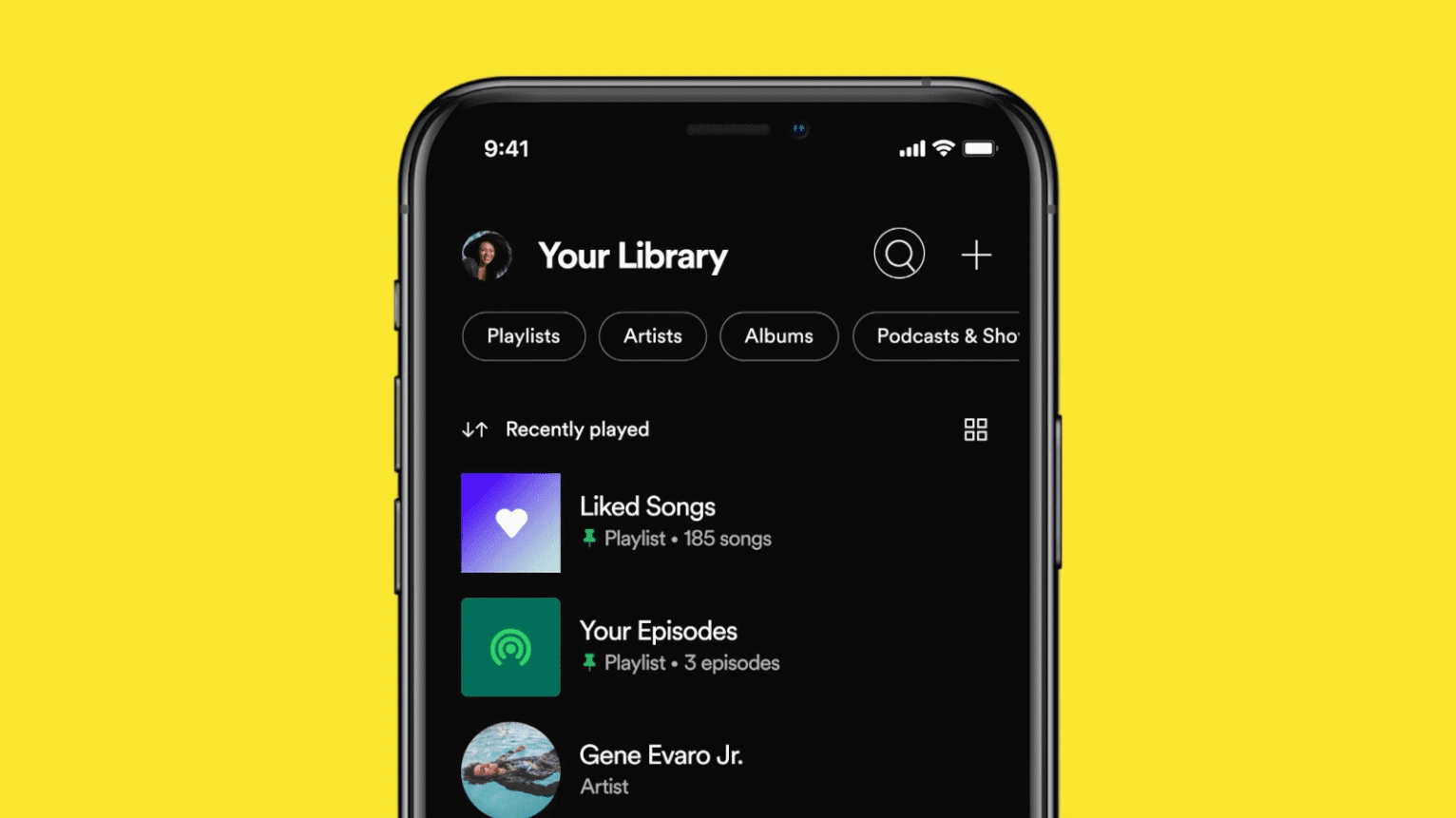 Nueva Biblioteca de Spotify