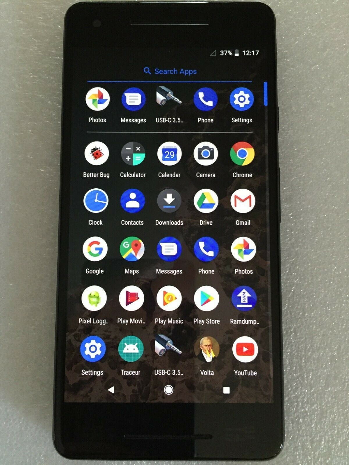 Prototipo del Google Pixel 2 XL de HTC