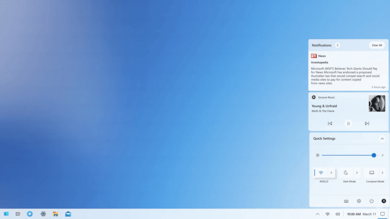 Windows 11 Sun Valley