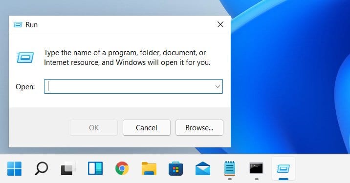 Ejecutar en Windows 11