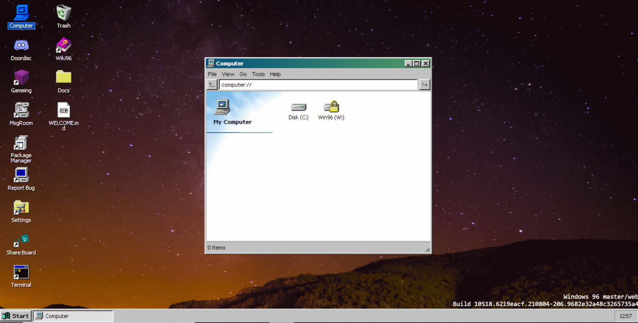 Windows 96 Programs Ejecutar Windows 96 desde el navegador | Cultura Informática