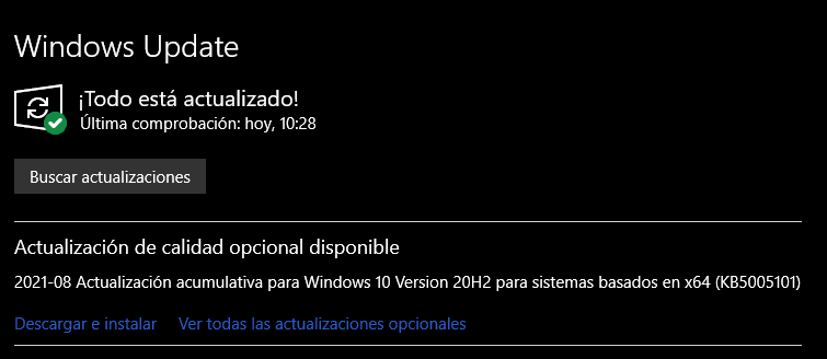 Windows 10 KB5005101