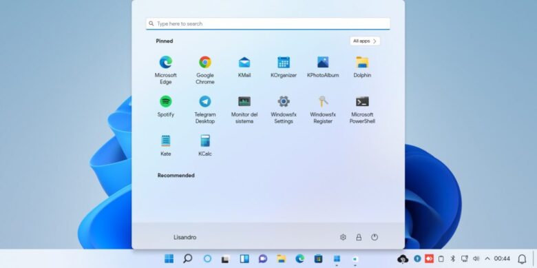 Windowsfx 11 para Linux