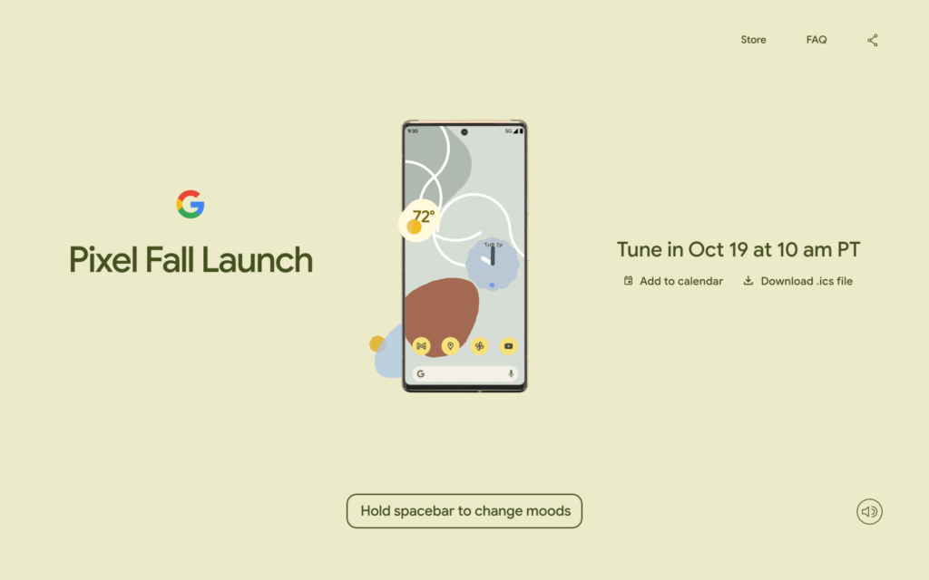 Google Pixel 6 Lanzamiento
