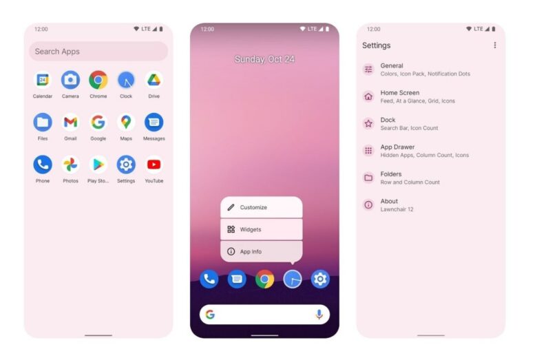 Personalización Android 12 con Lawnchair