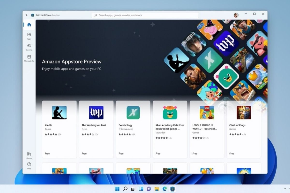 Aplicaciones Android en Windows 11