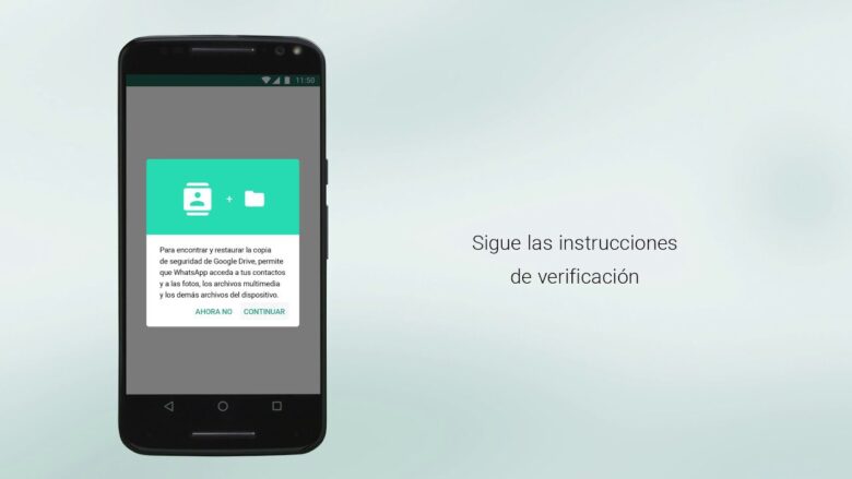 Copia de seguridad en WhatsApp