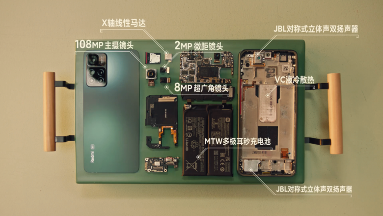 Desmontaje del nuevo Redmi Note 11 Pro +