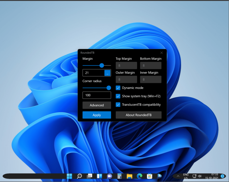 RoundedTB: Redondea Los Bordes De La Barra De Tareas En Windows 10 Y 11 ...