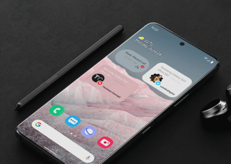 Samsung Galaxy S22 Ultra con Exynos 2200