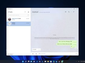 Aplicación UWP de WhatsApp para Windows