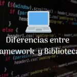 Diferencias entre Framework y Bibliotecas