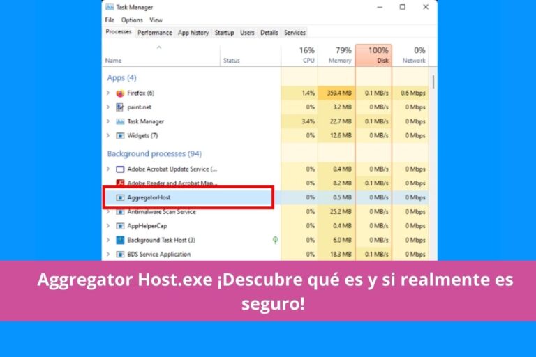 ¿Qué es Aggregator Host.exe? Cultura Informática