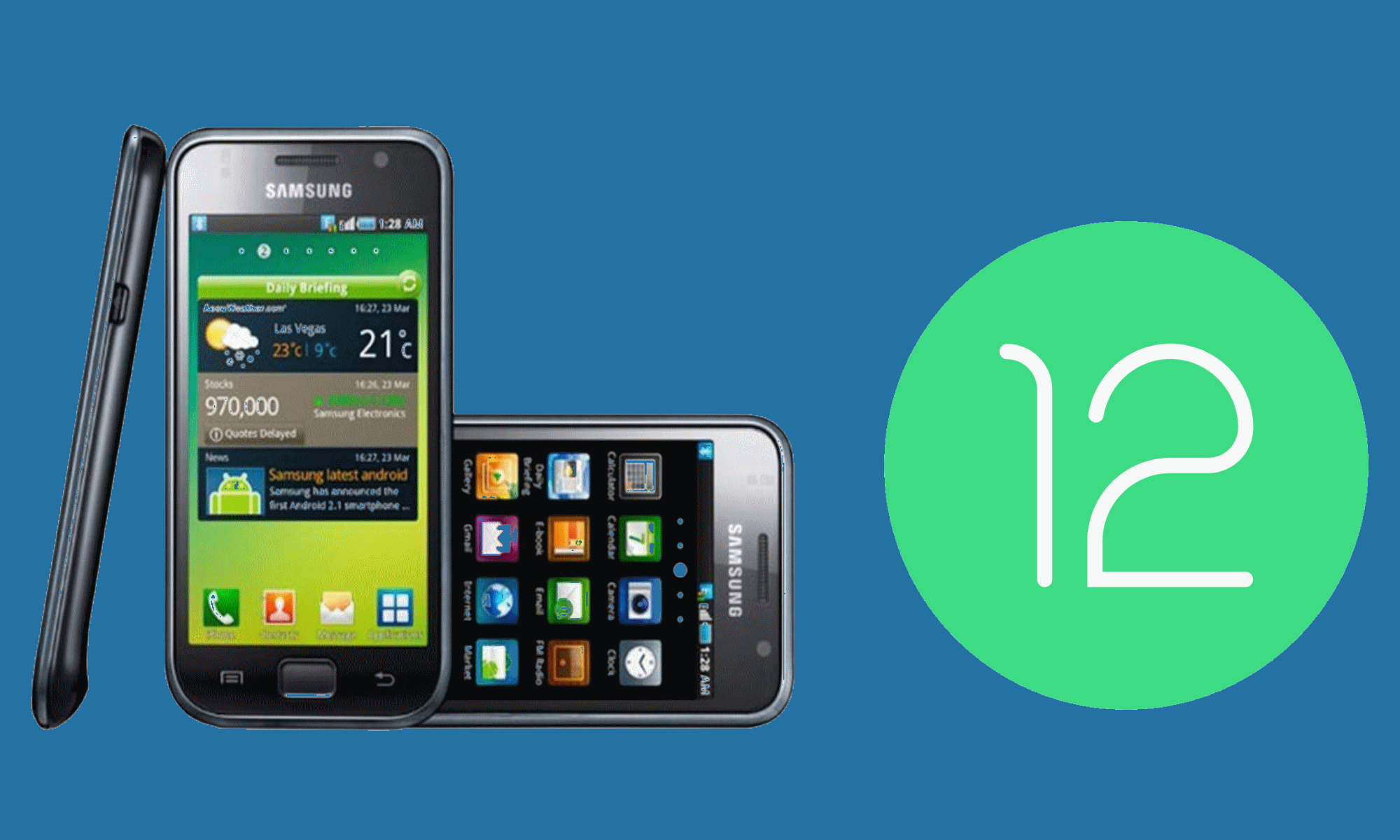 Android 12 para el Galaxy S II