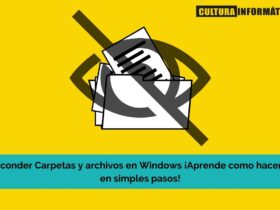 Carpetas y archivos ocultos en Windows 10