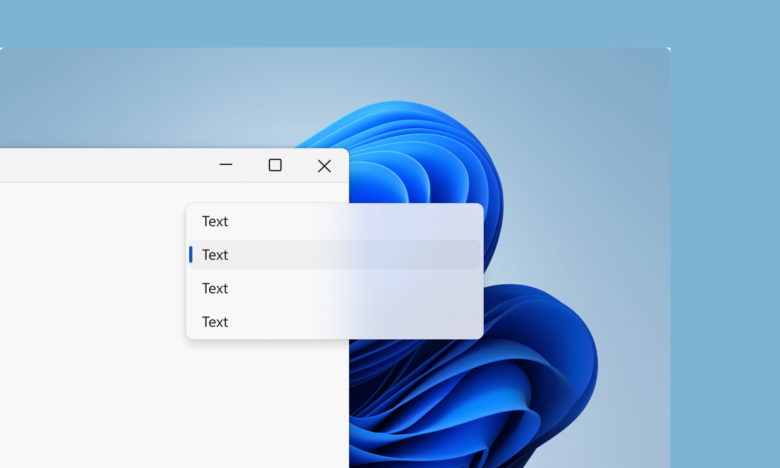 Efecto de desenfoque en Windows 11