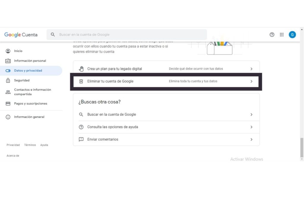 Aprende a eliminar tu cuenta de Google | Cultura Informática