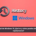 Historial de Windows 10