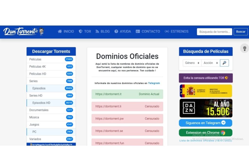 Don Torrent: el sitio web Torrent | Cultura Informática