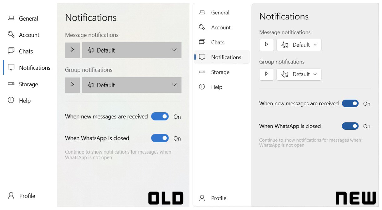 WhatsApp Desktop se actualiza a Fluent Design