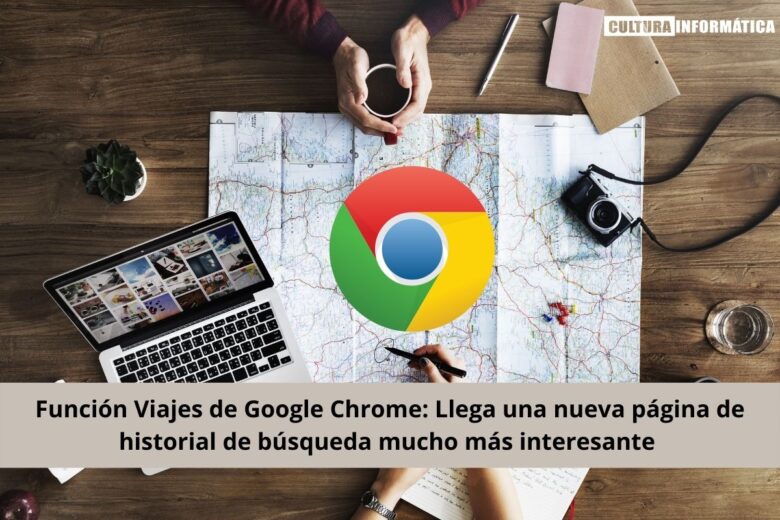 Función Viajes de Google Chrome
