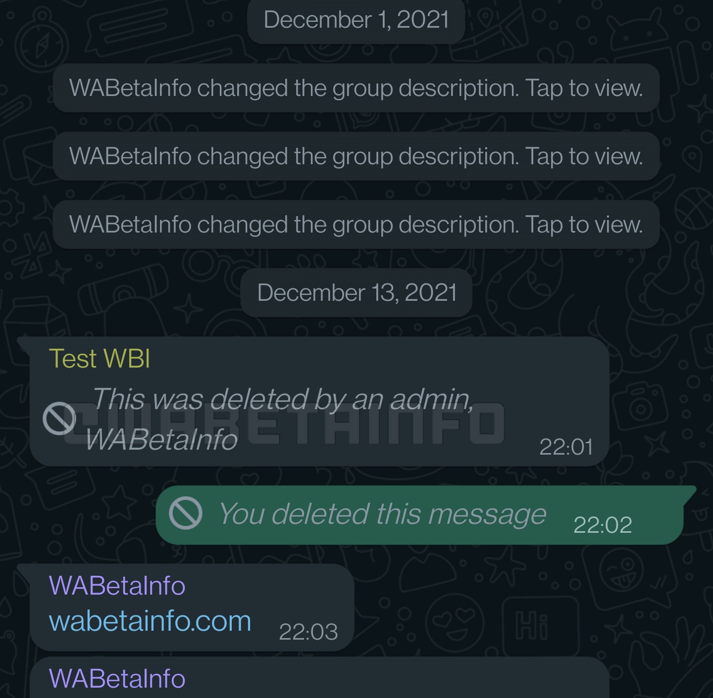WhatsApp alargará el tiempo para eliminar un mensaje enviado