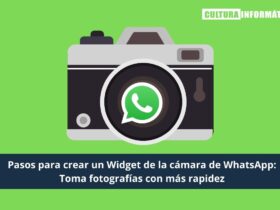 Widget de la cámara de WhatsApp