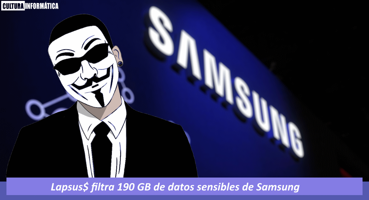 Lapsus$ publica 190GB de datos de Samsung