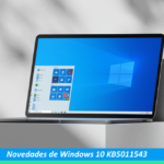 Novedades de Windows 10 KB5011543