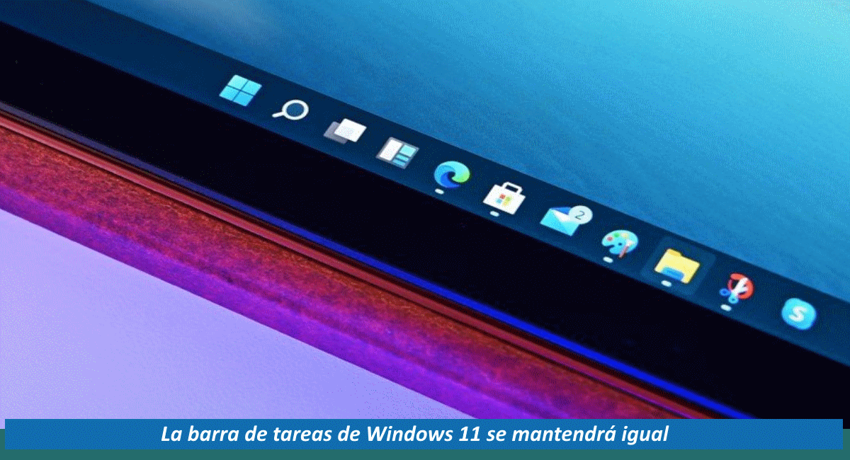 Barra de tareas de Windows 11