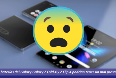Baterías del Galaxy Z Fold 4 y Z Flip 4