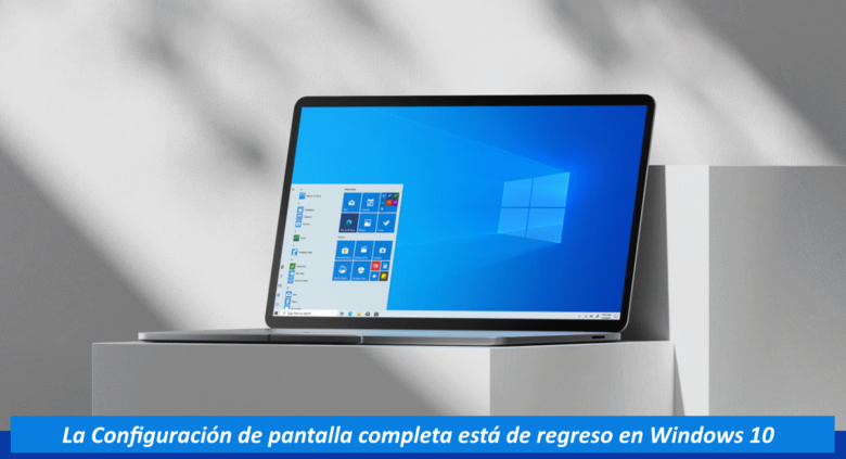 Configuración de pantalla completa