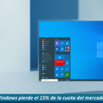 Windows pierde el 15 por ciento del mercado