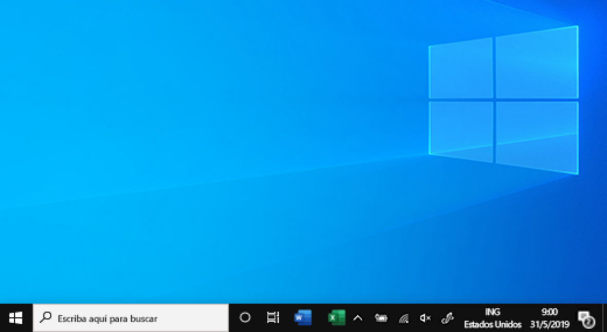 Barra de tareas de Windows 10