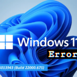 Error Windows 11 KB5013943