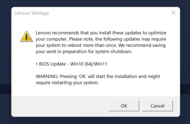 Problemas del BIOS en Lenovo Legion
