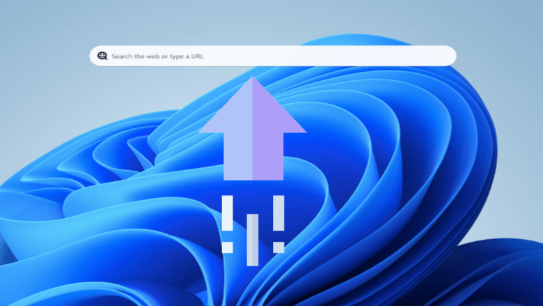 Cuadro de búsqueda en el escritorio de Windows 11