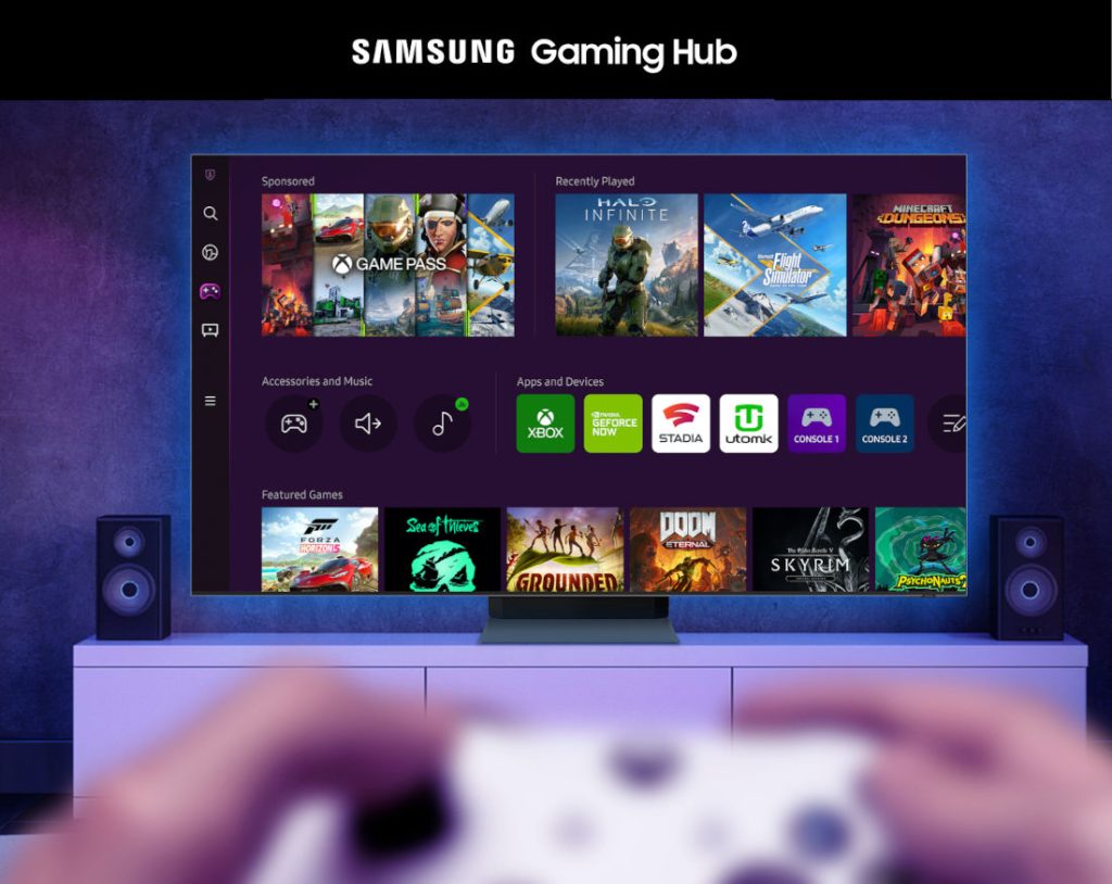 Samsung Gamin Hub y Xbox