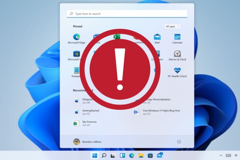 Bug hace desaparecer el menú de inicio de Windows 11
