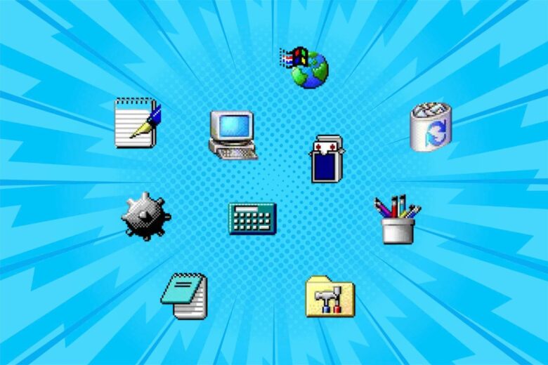 Historia de los iconos de Windows