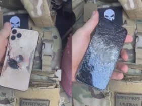 Un iPhone le salva la vida a un soldado ucraniano