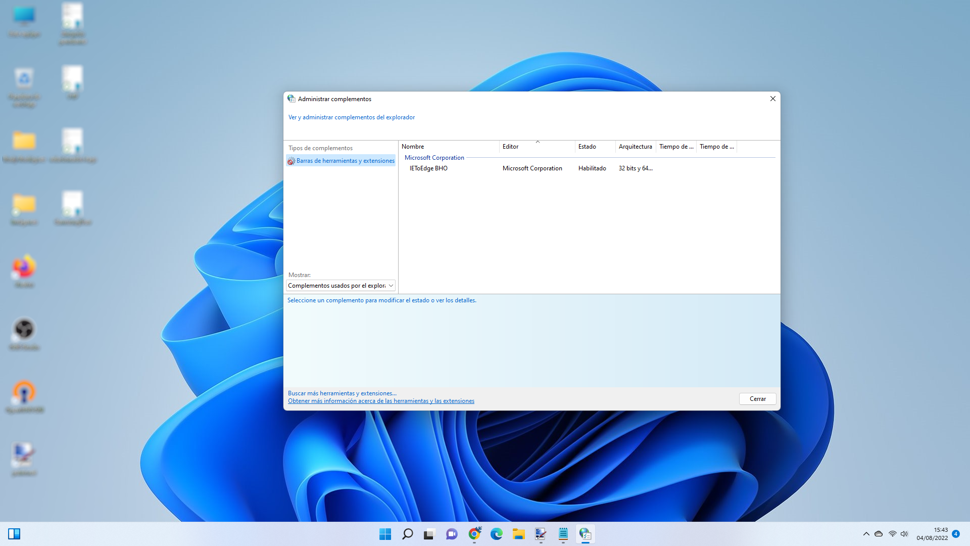 Ejecutar Internet Explorer en Windows 11