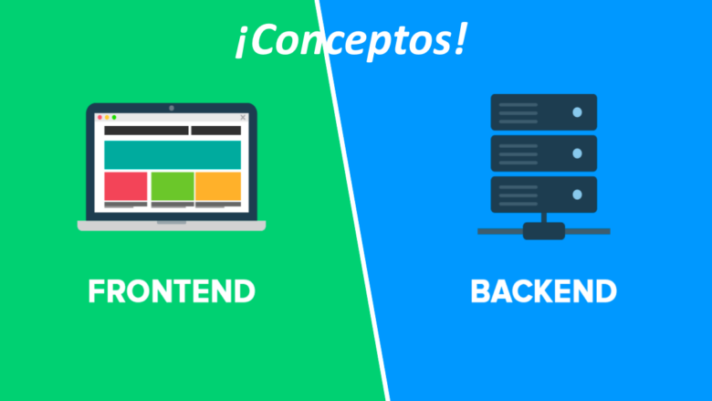 ¿Qué front end y back end?
